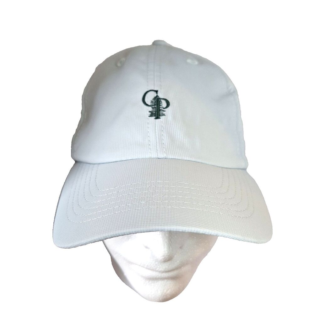 Calusa Pines Golf Club Hat Cap Adjustable Strapback Light Grey NWOT Rare Course